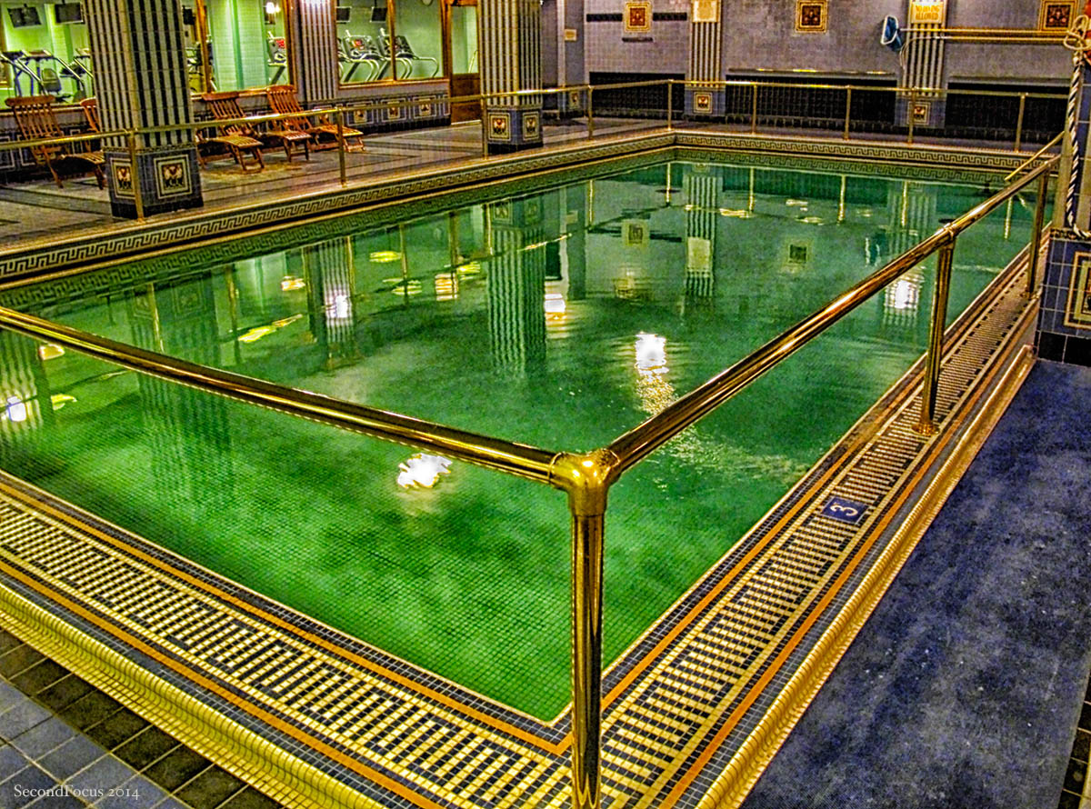 A Swim On A 1920's Luxury Ocean Liner...