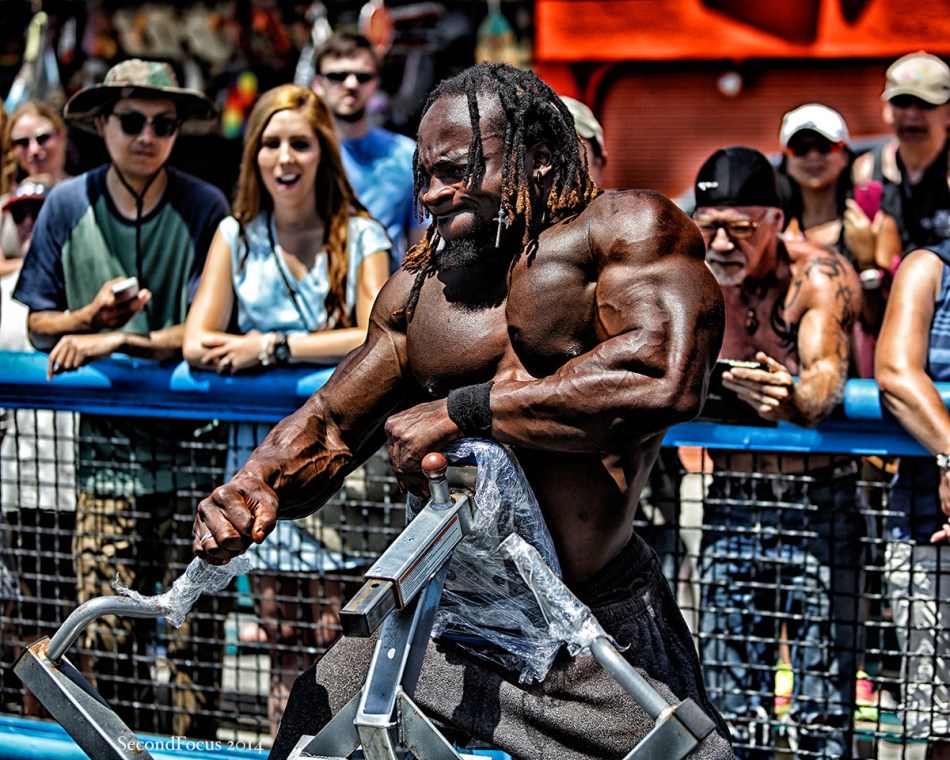Marc-arthur (Moses) Dautruchee at Muscle Beach