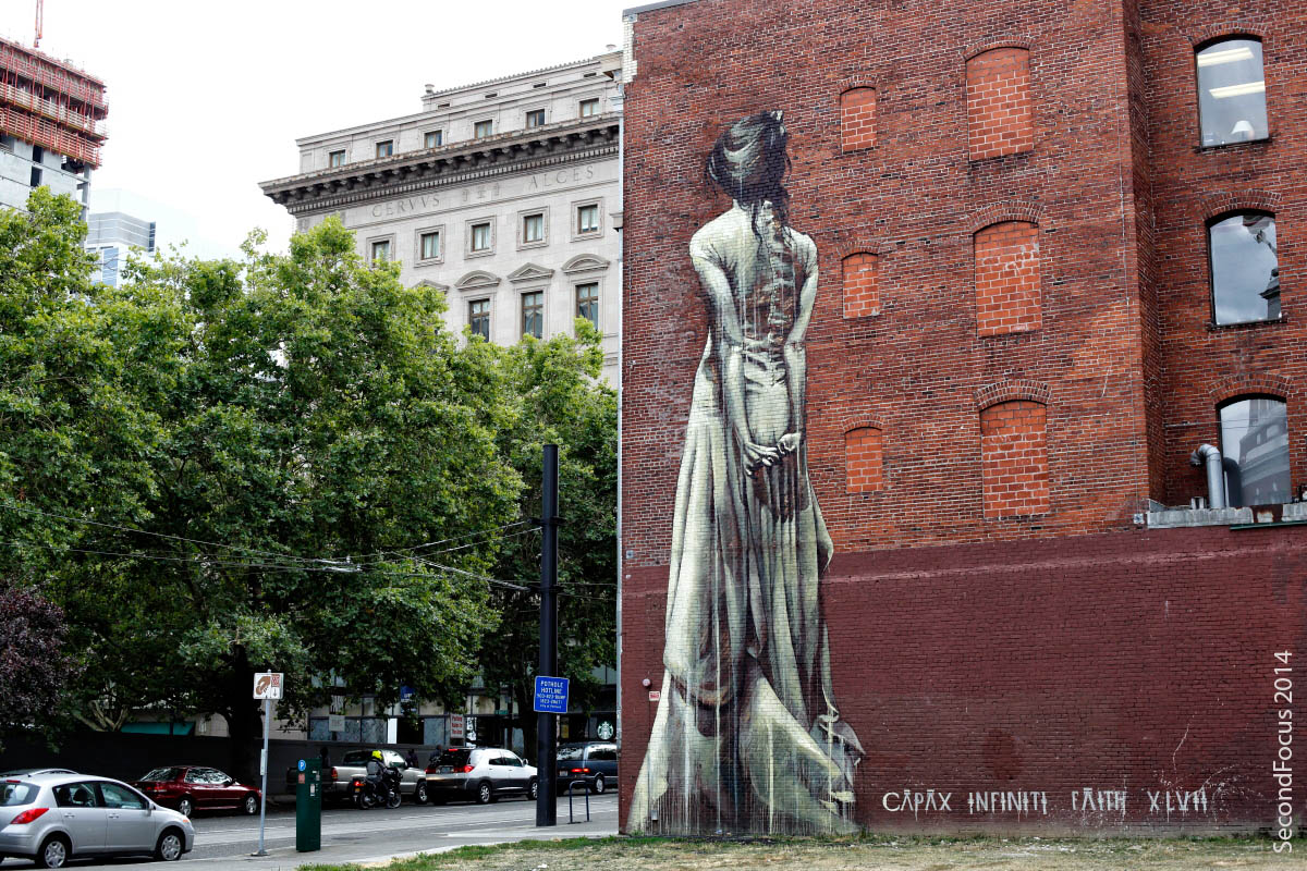 Tall Woman Mural Street Art