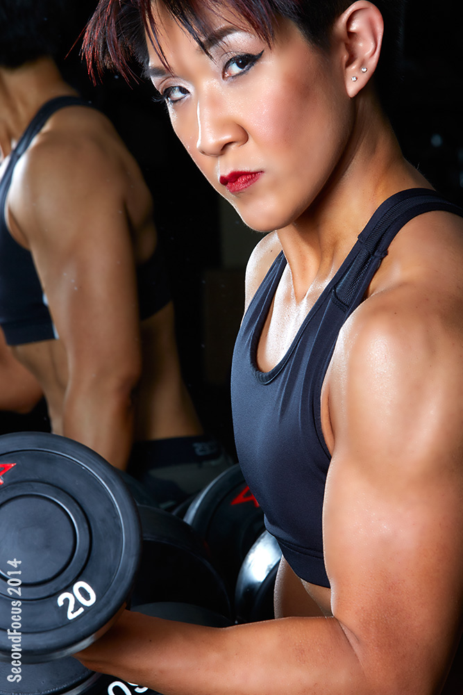 Sharon Lim In The Gym