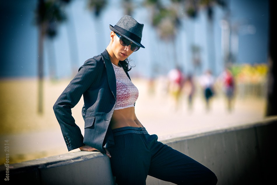 Maria Bertrand at Venice Beach