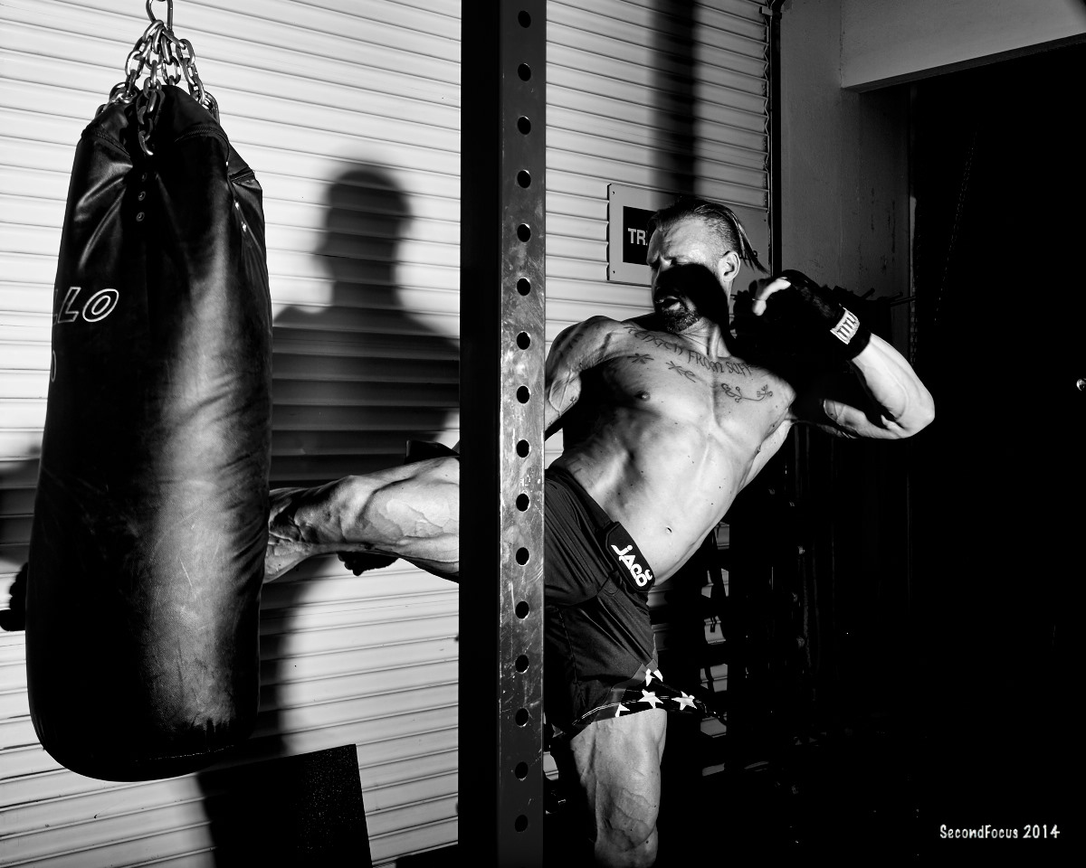 Working The Heavy Bag