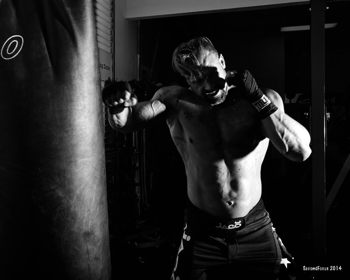 Working The Heavy Bag