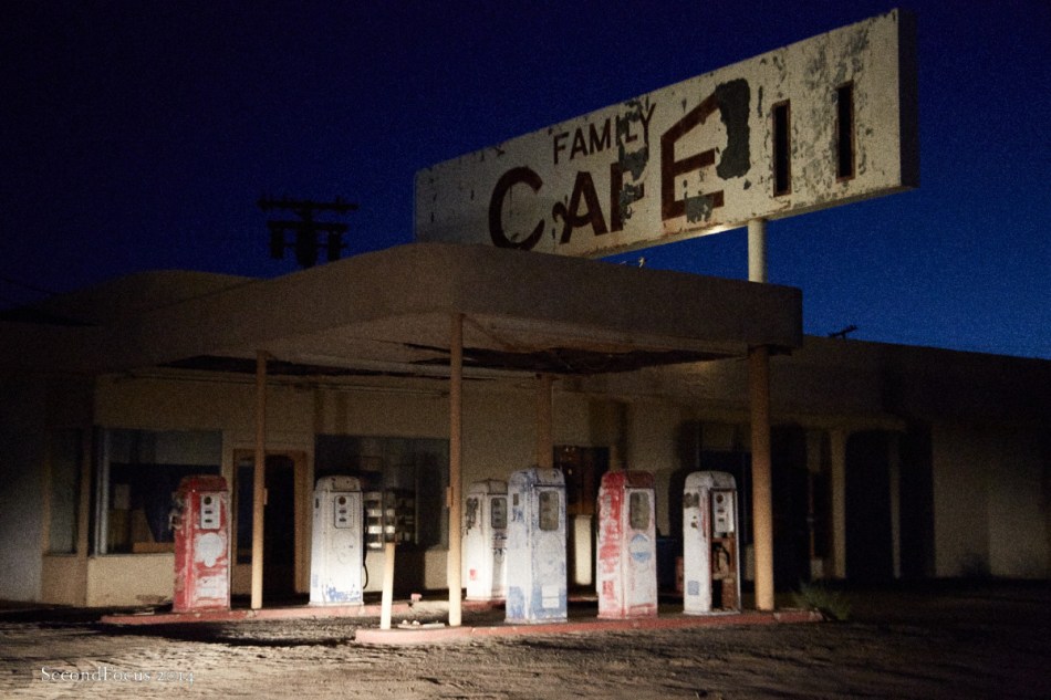Desert Center At Night
