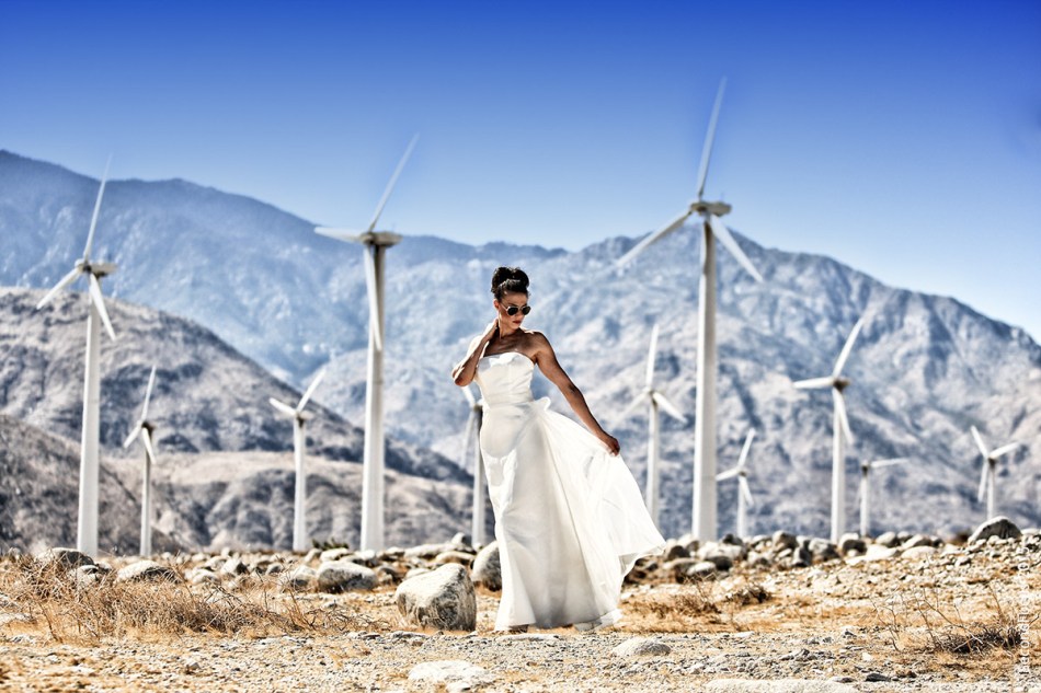 Maria Yvonne Bertrand in Palm Springs