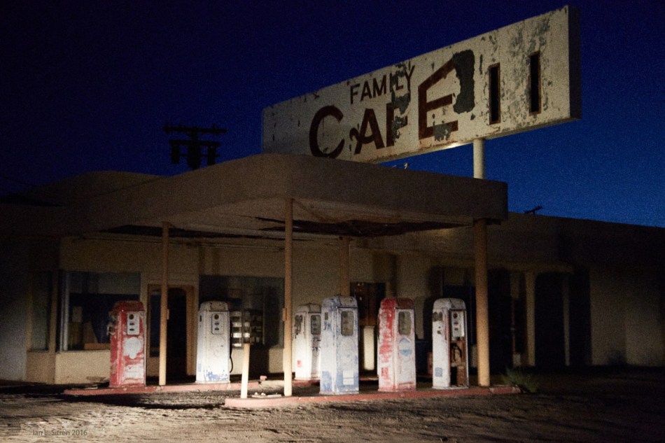 Desert Center At Night