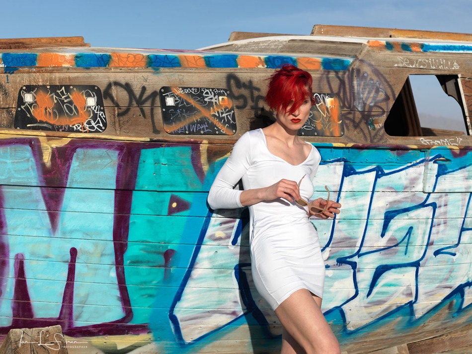 Xtine At Bombay Beach
