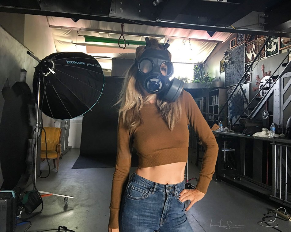 Gas Mask Photo Shoot